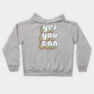 Yes You Can /// Positivity Design Kids Hoodie